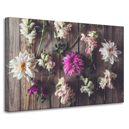 Leinwandgemälde Blumen Natur Pflanzen Maiglöckchen 90x60