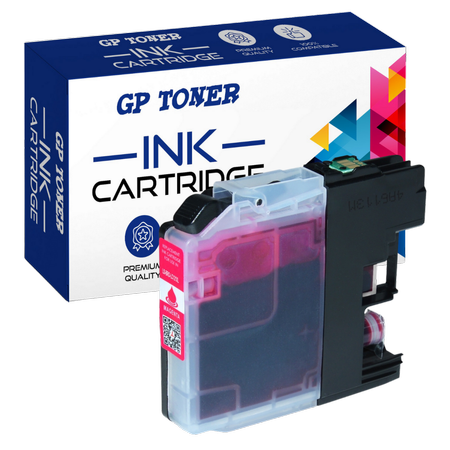 Ersatztinte für Brother LC123 DCP-J132w J152w J552dw MFC-J4410dw 4510dw – GP-B123M XL Magenta