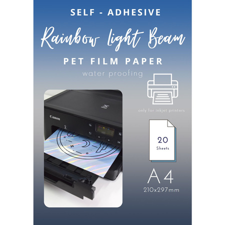 A4-Selbstklebepapier (Lichtstrahl) PAP-CSF023