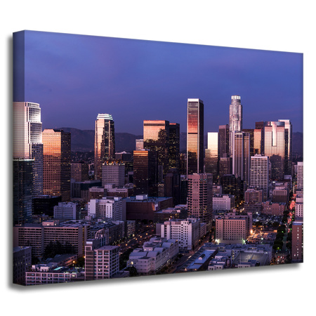 Leinwandgemälde Architektur von Los Angeles 40X30 cm