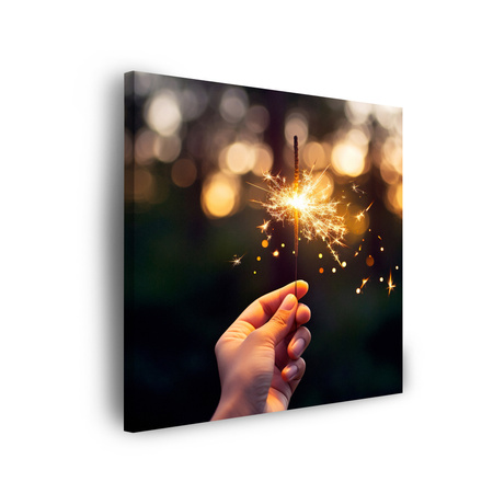 Jugendwunderkerzen-Leinwanddruck 90x90