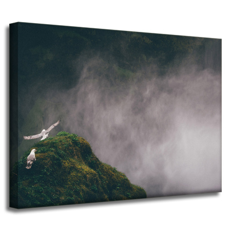 Leinwandgemälde Natur aus der Vogelperspektive_2 40x30 cm