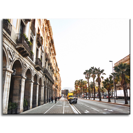 Leinwandgemälde Stadtarchitektur 40x30 cm