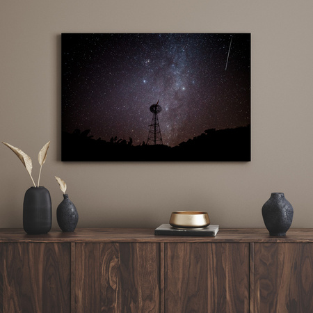 Leinwandgemälde Space Shooting Star 120x40 cm