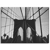 Leinwandgemälde Architektur Brooklyn Bridge 40x30 cm
