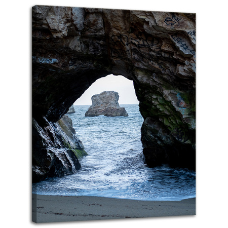 Leinwandgemälde Nature Rocks Ocean 30x40 cm
