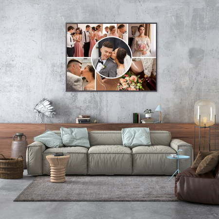 Dein Foto als Poster + weißer Rahmen 40x30 cm