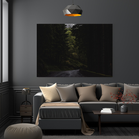 Leinwandgemälde Natur Bergstraße 40x30 cm