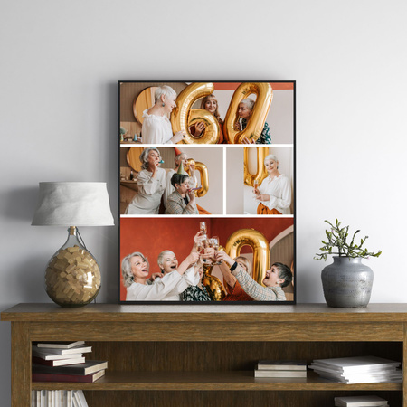 Dein Foto als Poster + weißer Rahmen 40x50