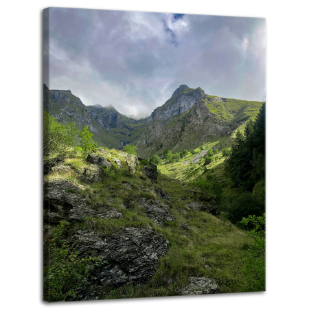 Leinwandgemälde Natur Berge 30x40 cm