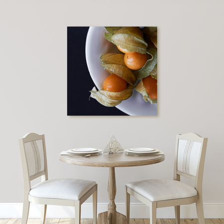 Leinwandgemälde Mirabelles Küche 40x40 cm