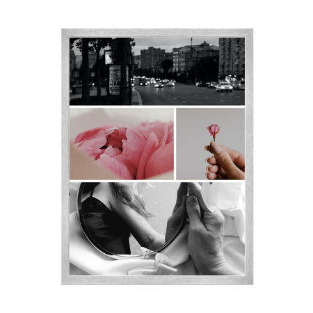 Dein Foto als Poster + Silberrahmen 21x29,7