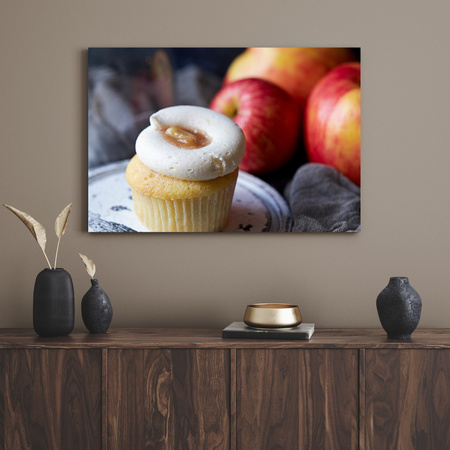 Leinwandgemälde Küche Dessert Cupcake 40x30 cm