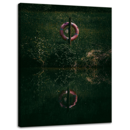 Leinwanddruck Natur Rettungsring 30x40 cm