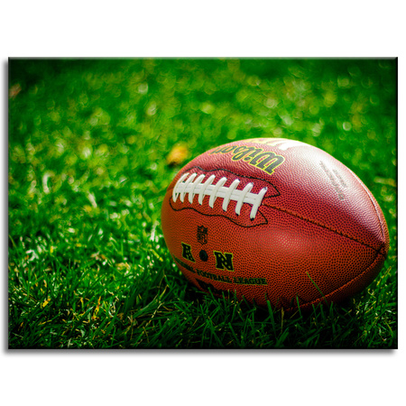 Leinwanddruck Jugendfußballball 40x30 cm