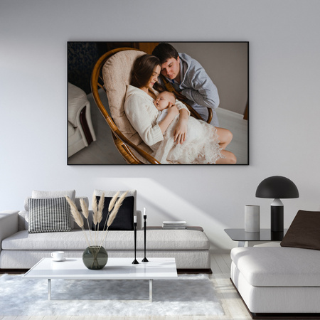 Ihr Foto als Poster + grüner Rahmen 40x30 cm