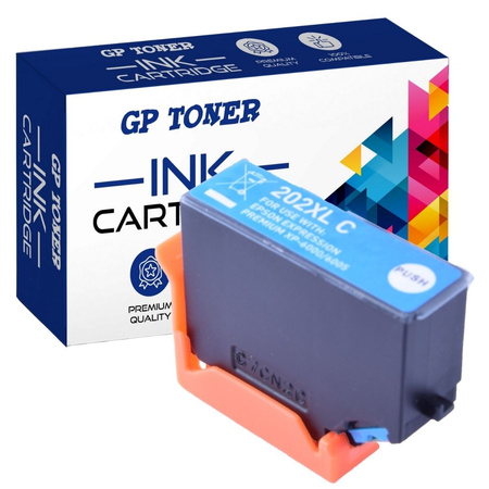 Tinten für Epson 202XL Expression Premium XP-6000 XP-6005 XP-6100 – GP-E202C – Blau