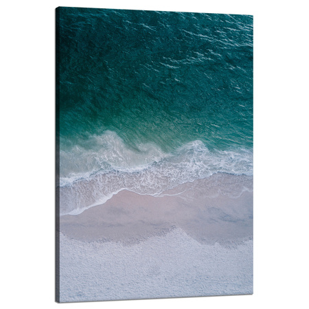 Leinwandgemälde Natur Meer Ozean Wellen Strand 80x120