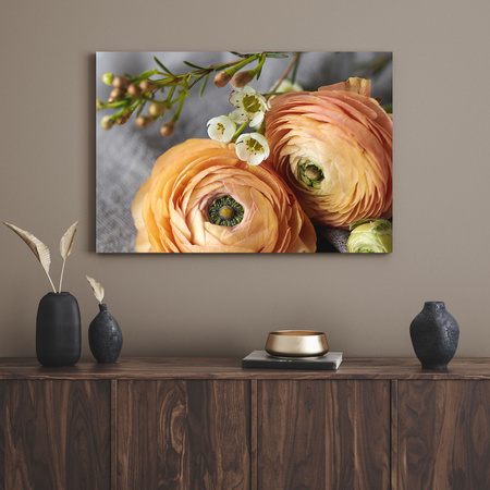 Leinwandgemälde Botanikblumen 40x30 cm