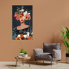 Leinwandgemälde Menschen Blumen Moderne Kunst 40x80 cm