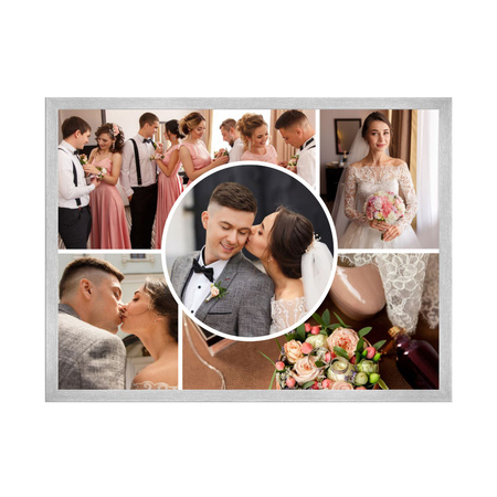 Dein Foto als Poster + Silberrahmen 40x30 cm