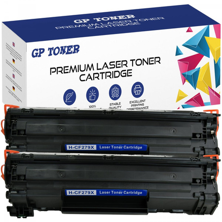 2x Tonerkartusche Ersatz für HP CF279X HP M12 M12a M12 Serie M12w M26a M12af GP-HCF279X x2 KIT