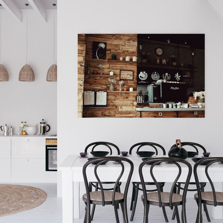 Leinwandgemälde Küche 40x30 cm