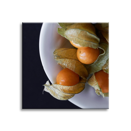 Leinwandgemälde Mirabelles Küche 40x40 cm