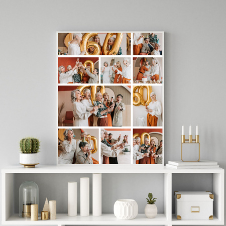 Dein Foto als Poster + Goldrahmen 50x70 cm