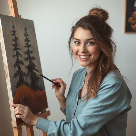 Keilrahmen Leinwand zum Bemalen 60X70 cm Schwarz Leinwand aus Baumwolle für Acryl Aquarell Ölfarbe