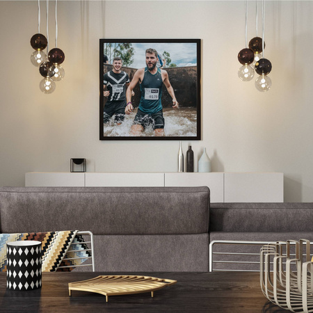 Ihr Foto auf einem Plakatgestalter 60x60 cm