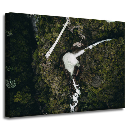 Leinwandgemälde Natur Vogelperspektive 40x30 cm