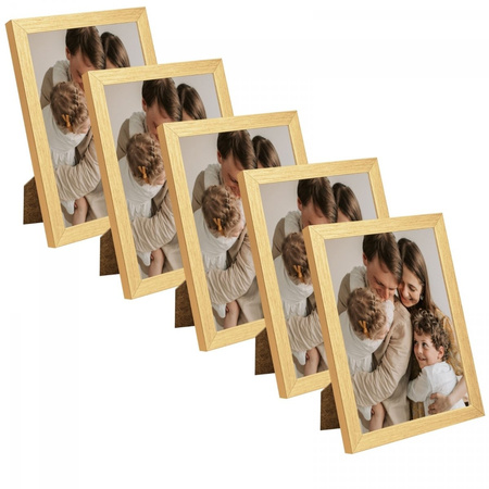 SET Gold-Fotorahmen 18x24 - 5-tlg
