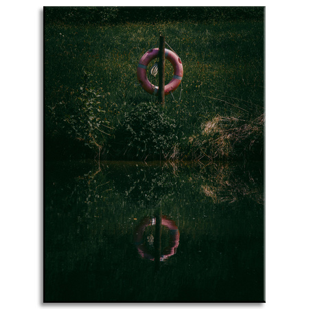 Leinwanddruck Natur Rettungsring 30x40 cm