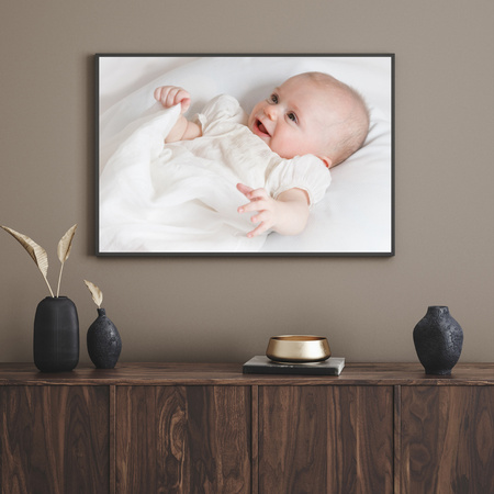 Dein Foto als WIZARD Poster + schwarzer Rahmen 70x50 cm