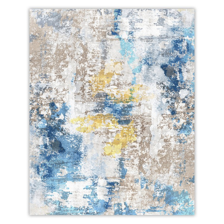 Poster Abstract_6 24X30 cm + grauer Steinrahmen