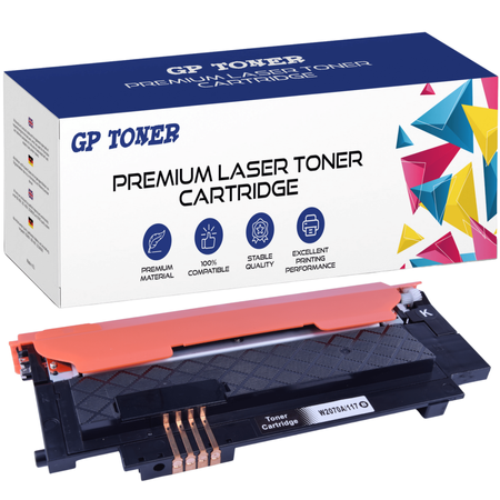 TONER FÜR HP COLOR 150NW MFP 178 |117A W2070A Schwarz GP-H2070A CHIP