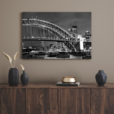 Leinwandgemälde Architektur Bridge_2 40x30 cm