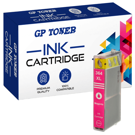 Ersatz-Tintenpatrone HP 364XL C6380 D5460 C5380 C5324 B110A B109N C410B C310A 3070A – GP-H364XLM