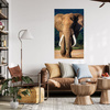 Leinwandgemälde Großer großer Elefant Tier Natur 80x120 cm