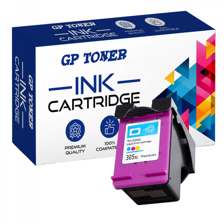 Ersatztinte für HP 305 XL DESKJET 2710 2720 2721 Plus 4120 4122 – GP-H305XL CMY