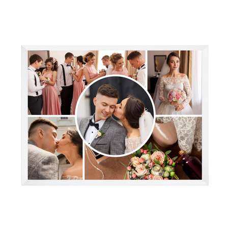 Dein Foto als Poster + weißer Rahmen 40x30 cm