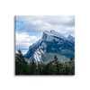 Leinwandgemälde Natur Berge Gipfel 40x40 cm