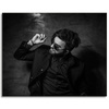 Leinwandgemälde Schwarz-Weiß-Mann 100x80 cm