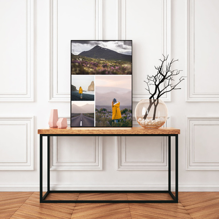 Dein Foto als Poster + Silberrahmen 24x30 cm