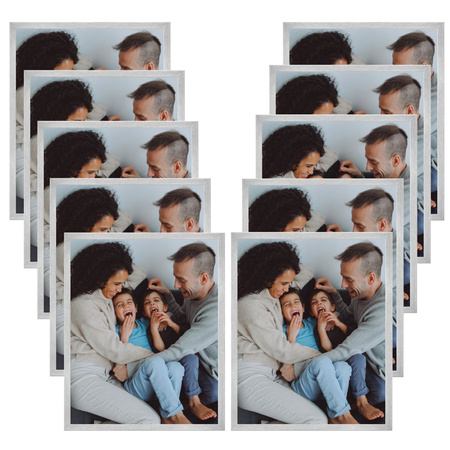 10xSilberrahmen 40x50, I L13,15,039 Plexi