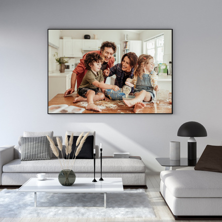 Dein Foto als Poster + weißer Rahmen 30x24 cm