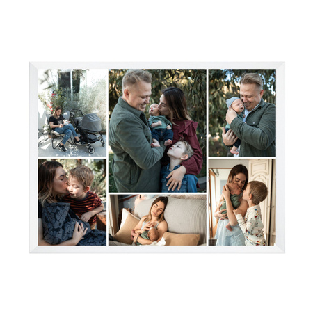 Ihr Foto als Poster + weißer Rahmen 29,7X21