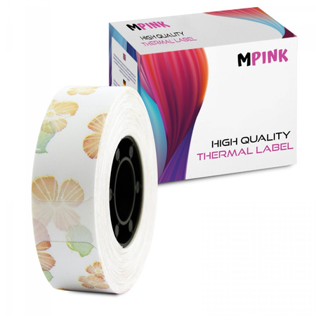 Thermoetiketten-Papierband MP-RL-15*30*230PT-SF Sommerblumen