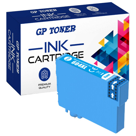 Ersatztinte kompatibel für Epson Expression Home XP 2200 3200 4200 GP-E604XL C Cyan